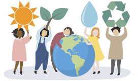 Basic RGB People caring about the world and the environment
